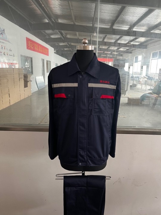 荣兴林化夏季短袖工作服
